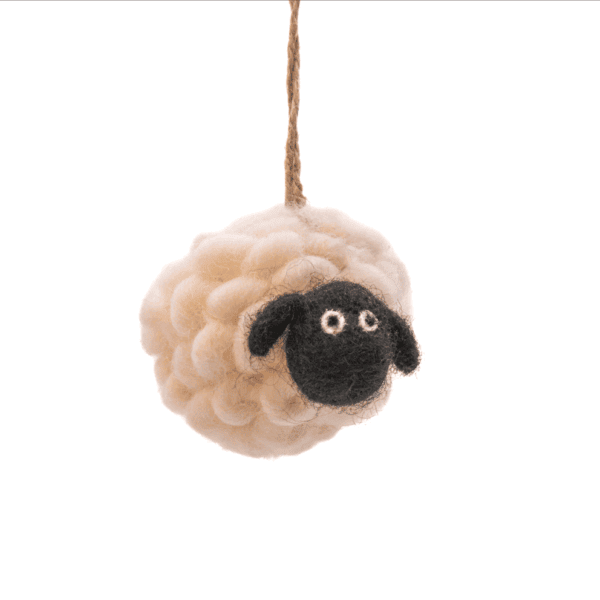 Fluffy Sheep Felt Decoration Fluffy Sheep Felt Decoration